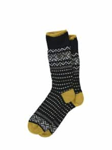 Falsche Norweger-Socke pfeffer/curry