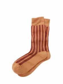 Unauffällige Streifensocke zitrusstreifen