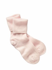 Alpenglühen-Kaschmirsocke pale pink