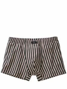 Streifen-Shorty schwarz-gestreift