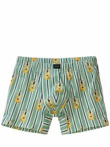 Long Shorty Fizz & Flavours salbei-streifen