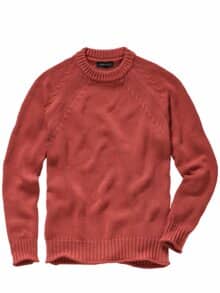 Fundierter Pullover blutorange