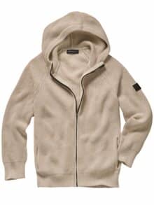 Gestrickte Kapuzenjacke deichschaf