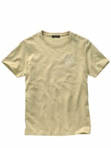 Felszeichen-Shirt currygrün