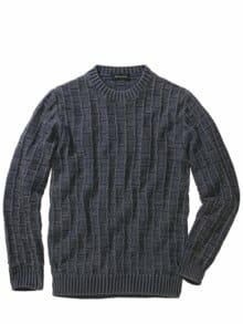 Grundstein-Pullover betonblau