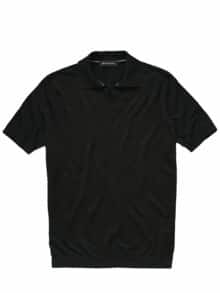 Evolutionäres Poloshirt ur-schwarz