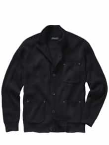 Robuster Cardigan schiefer