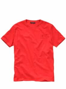 Sichere-Bank-T-Shirt feuerrot