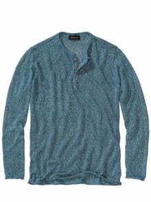 Stadtbrise-Henley stahlblau