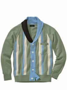 Teatime-Cardigan teegrün