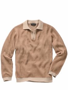 Raumgreifer-Polo karamell