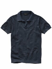 Frischluft-Polo marine