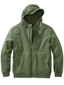Hoodie-Jacket waldgrün