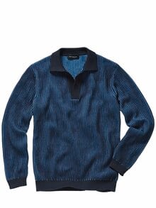 Raumgreifer-Polo navy