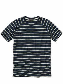 Küstenlinie-Shirt marineblau