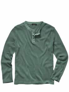 Ausreißer-Henley salbeigrün