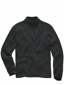 Grundform-Mockneck grillkohle
