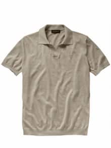Evolutionäres Poloshirt genuss-beige