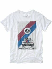 T-Shirt Carrera kreideweiß