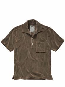 Velours-Polo Girona baumrinde