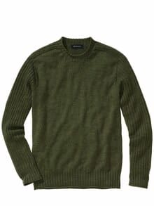 Armschmeichler-Pullover olivengrün