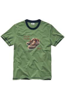T-Shirt Luwalking rasengrün