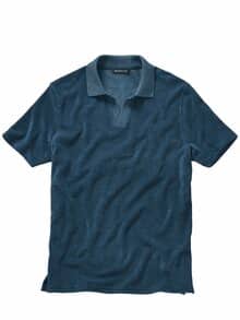 Terry-Polo krümelblau
