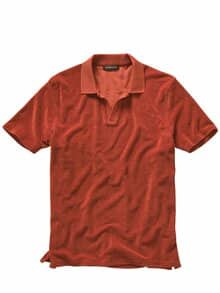 Terry-Polo cortenrot