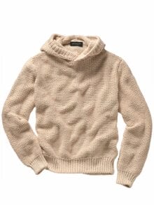 Seemannsgarn-Hoodie sand