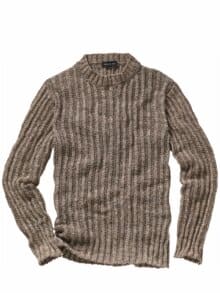 Zen-Pullover castagno