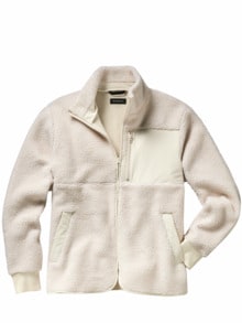 Teddy-Jacke polarweiß