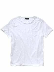 Open-End-Shirt papierweiß