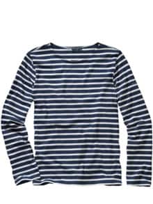 Bretagne-Shirt Streifen blau/weiß