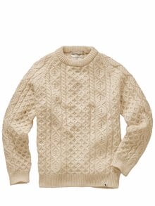 Pullover Hudson Aran ufersand