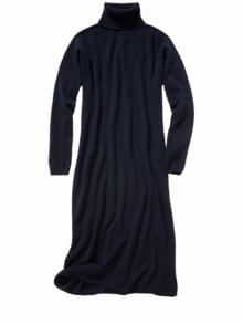 Herzliches Merinokleid navy