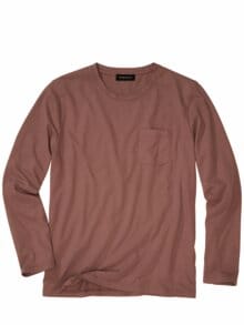 Gepfirsichtes Longsleeve wurzelholz