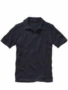 Rassiges Strickpolo tinte
