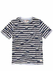 Strickshirt Falls navy/sand