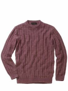 Grundstein-Pullover betonflieder