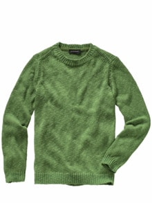 Nicht-zu-übersehen-Pullover limette