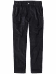 Flachcord-Hose dunkelstblau