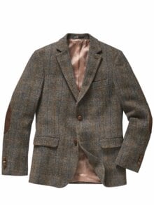 Harris-Tweed-Sakko harrisbraun