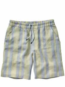 Leinen-Shorts Mist Strata Nicola eisblau