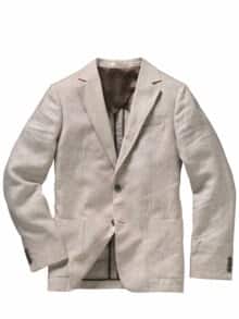 Formentera-Anzugsakko naturleinen