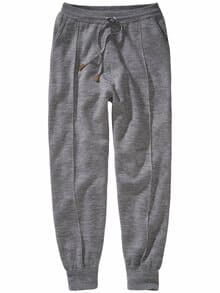 Il Silenzio Strickhose granit