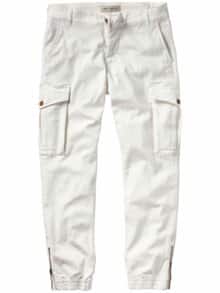 Verbündete Zipper-Cargo naturweiß