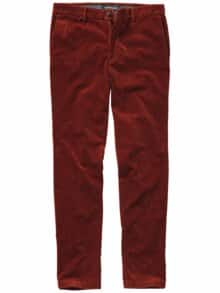 Charmante Cord-Chino kupferbraun