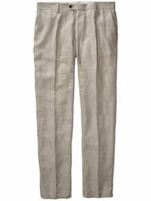 Toskana-Leinenanzughose toskana-grau
