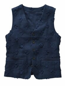 Blickmagnet-Weste edelblau