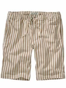 Sehenswert-Shorts ecru-streifen